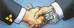 bribery handshake